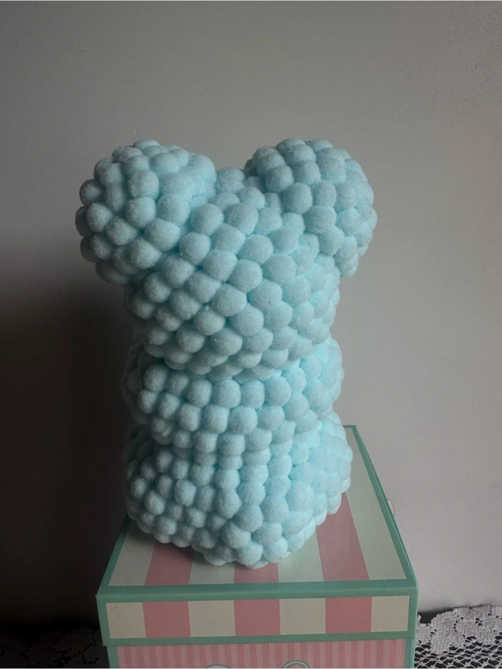 💗5 for $25💗 Motion Design Always & Forever Mint Marshmallow Bear Decor Plush